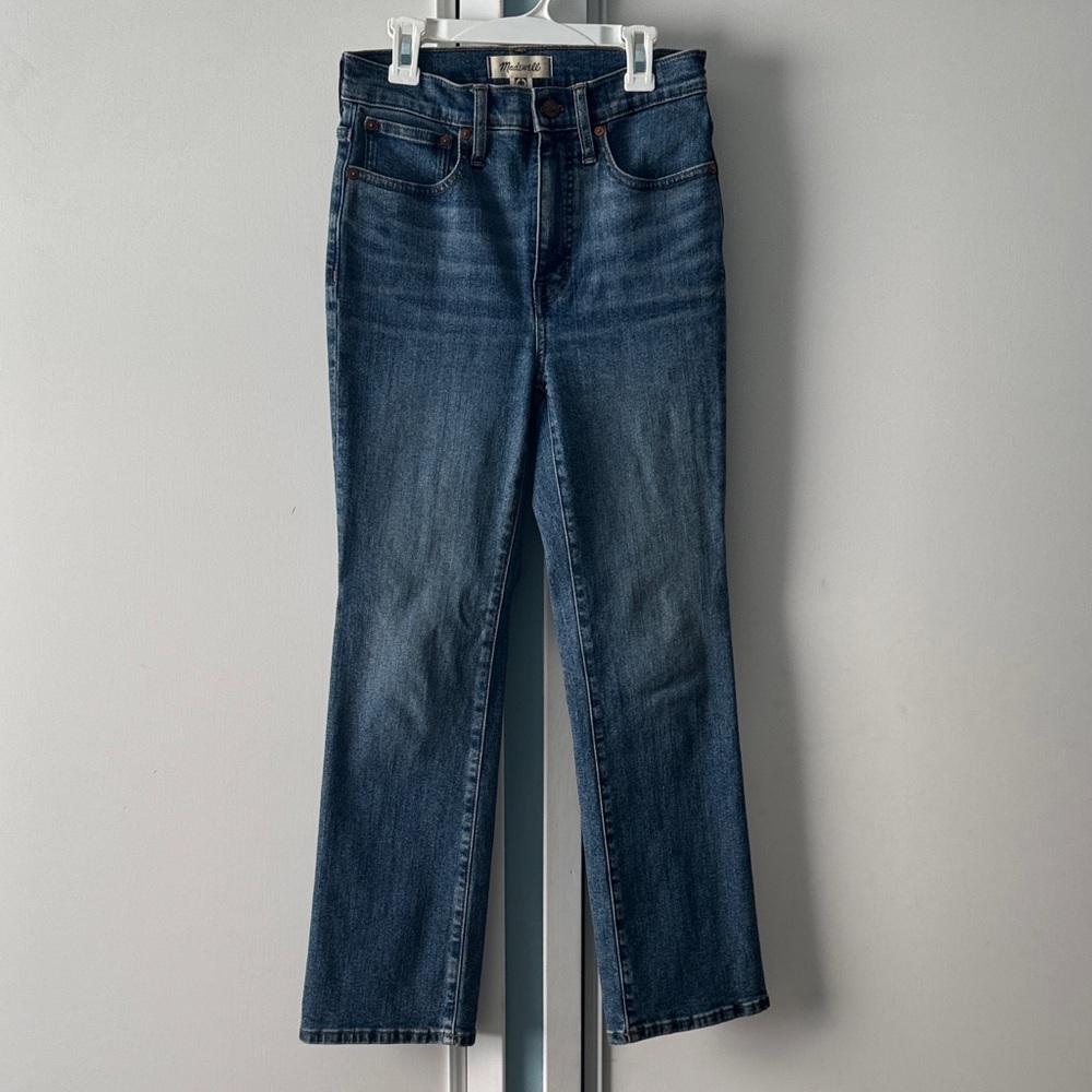 Madewell Women's Boot Cut Jeans in Deep Blue